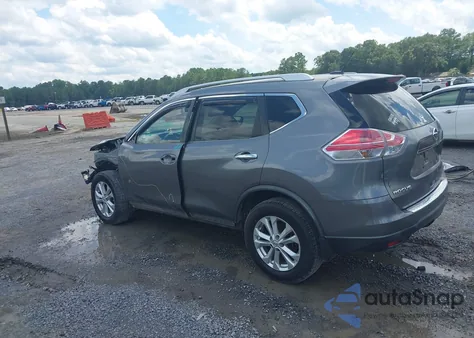 2015 Nissan Rogue Sv из США, поврежденный, VIN KNMAT2MT9FP515199